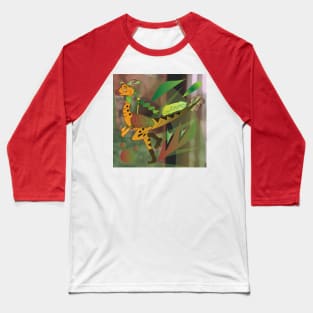 Gallimimus classic (in habitat) Baseball T-Shirt